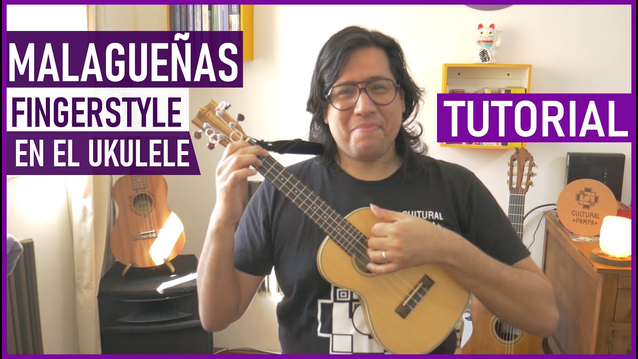 Malagueñas (Flamenco style) en Ukulele | TUTORIAL Fingerstyle