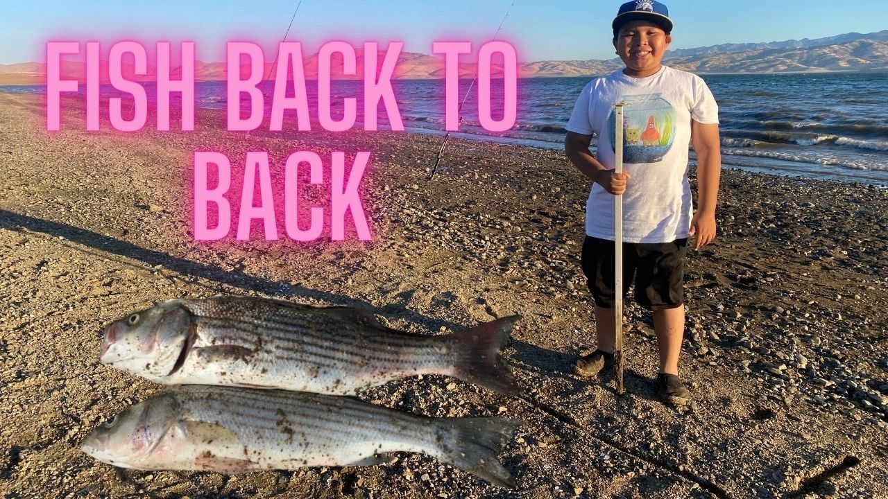 SAN LUIS RESERVOIR FISHING 152  - FATHER AND SON TRIP