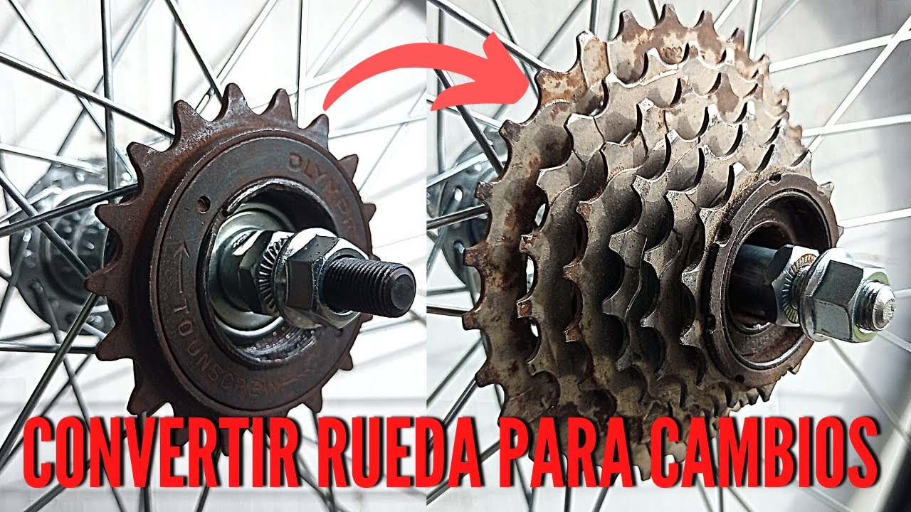🔆​Llanta Trasera de Bicicleta (Con Cambios)