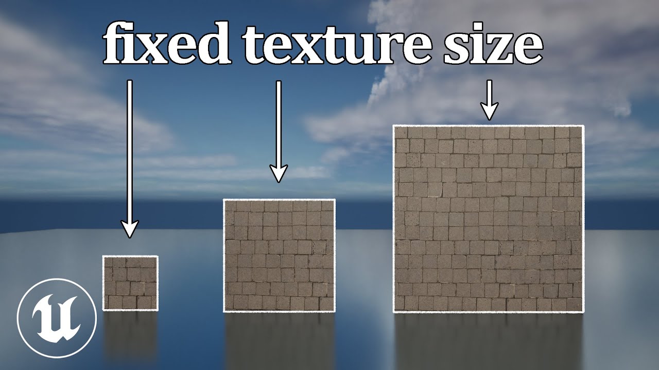 Constant Texture Size when Scaling a Mesh (Triplaner Projection) | UE5 quick tips