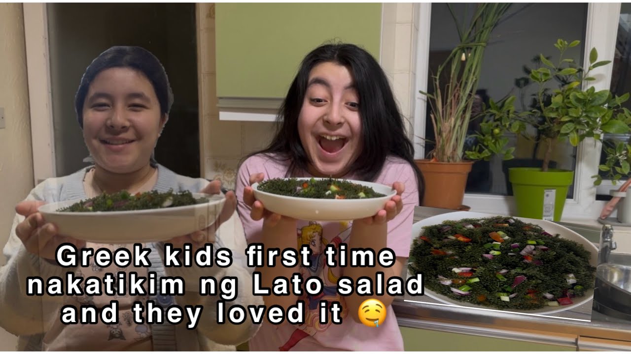 Ayaw na nilang tumigil sa pagkain ng Lato😅 Pinoy pinoy talaga ang panlasa ng mga anak ko #seafood 