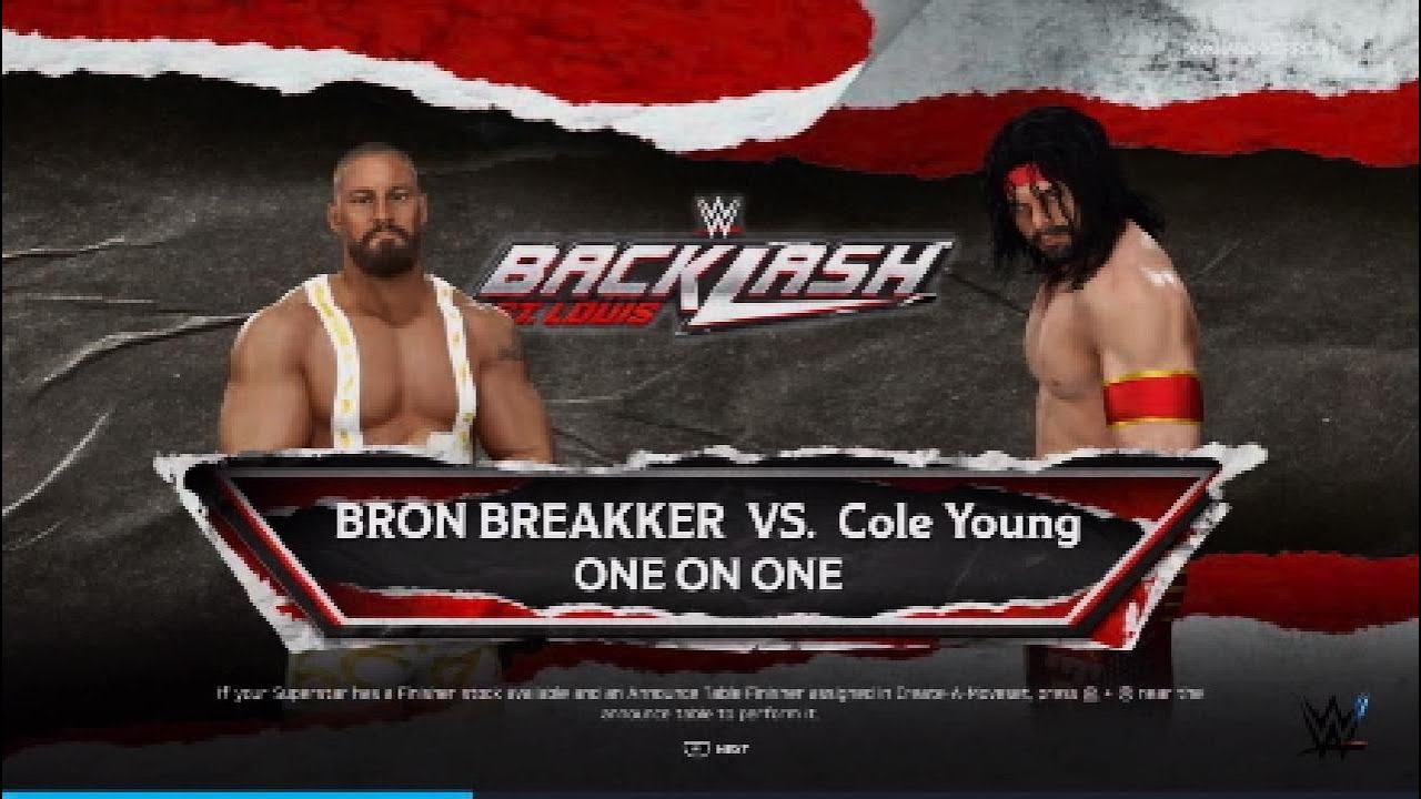Cole Young VS Bron Breakker