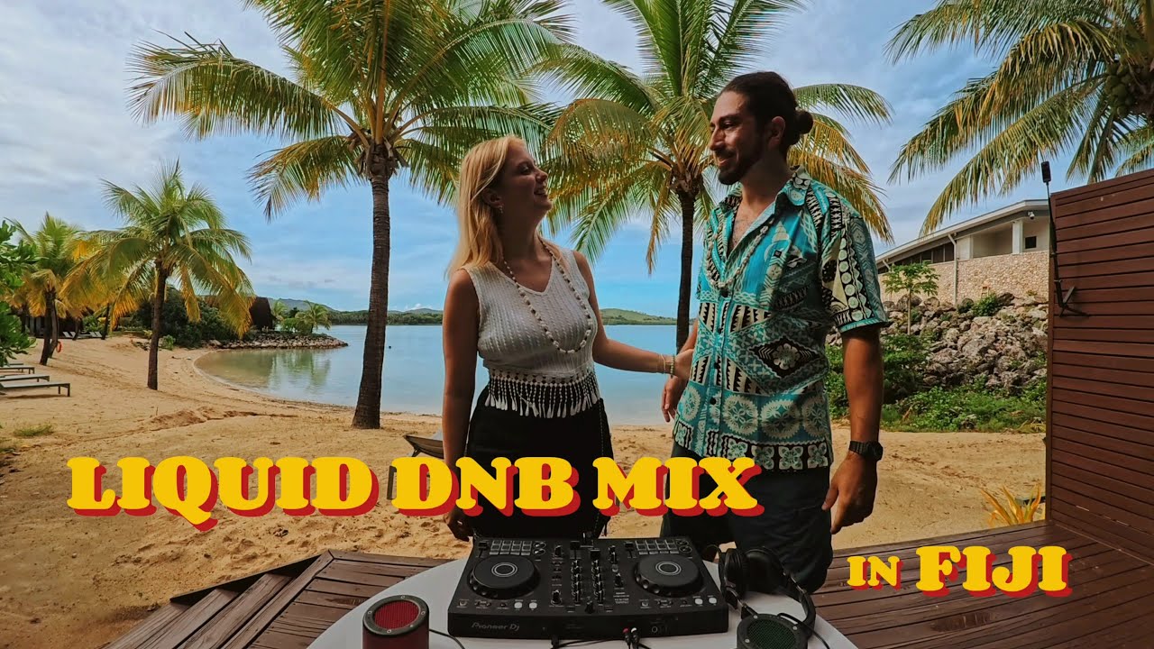 LIVE Liquid DnB in Fiji 🌴 | Chill Beach Mix by Gemma Rose & Oli Havana