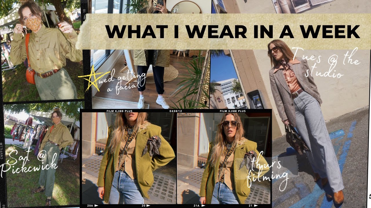 WHAT I WEAR IN A WEEK, MY DAILY OUTFITS/ MARCH 2021