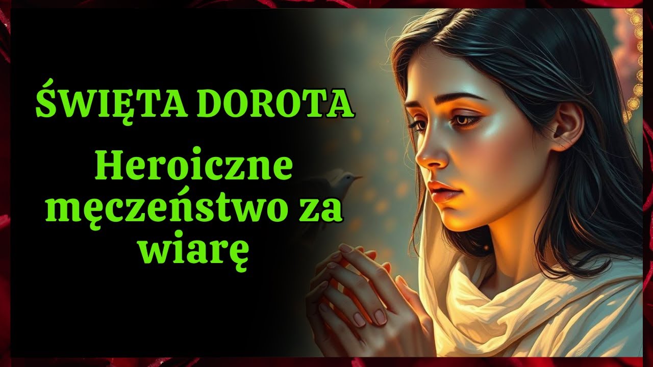 ✝️ ŚWIĘTA DOROTA – MĘCZENNICA, KTÓRA UDOWODNIŁA, ŻE MIŁOŚĆ JEST SILNIEJSZA NIŻ ŚMIERĆ 💞