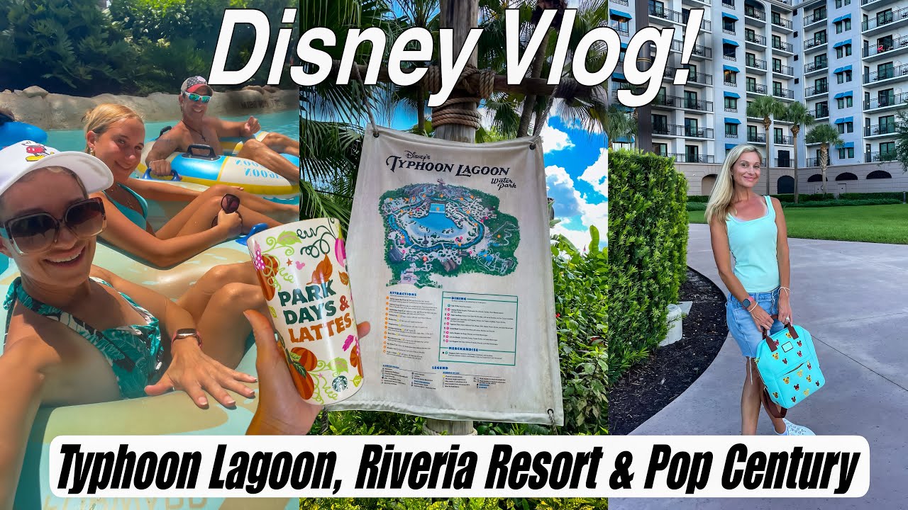 DISNEY WORLD Typhoon Lagoon, Riveria Resort & Pop Century  ✨ 