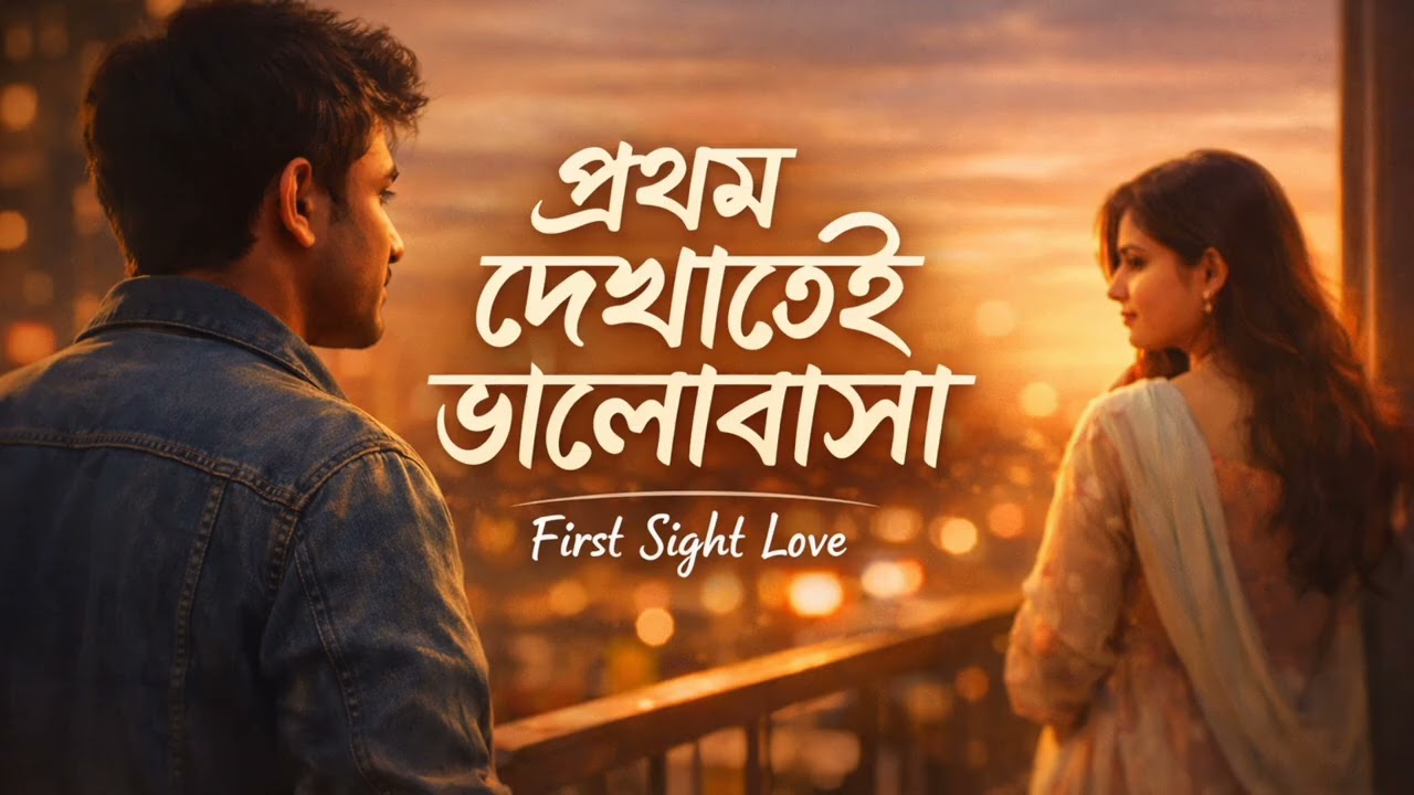 প্রথম দেখাতেই ভালোবাসা | Bengali Romantic Song | Official Lyric Video