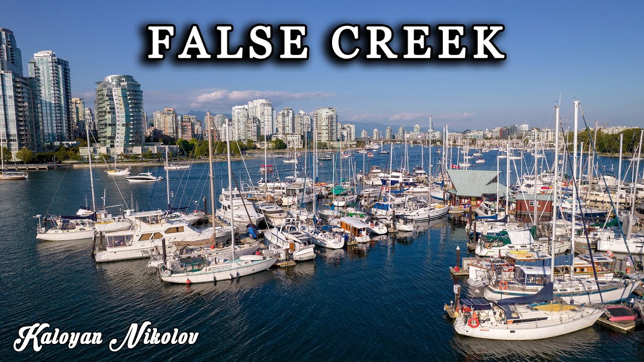 False Creek in Downtown Vancouver, British Columbia, Canada