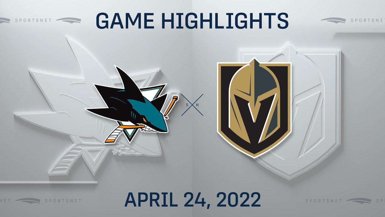 NHL Highlights | Sharks vs. Golden Knights - Apr. 24, 2022