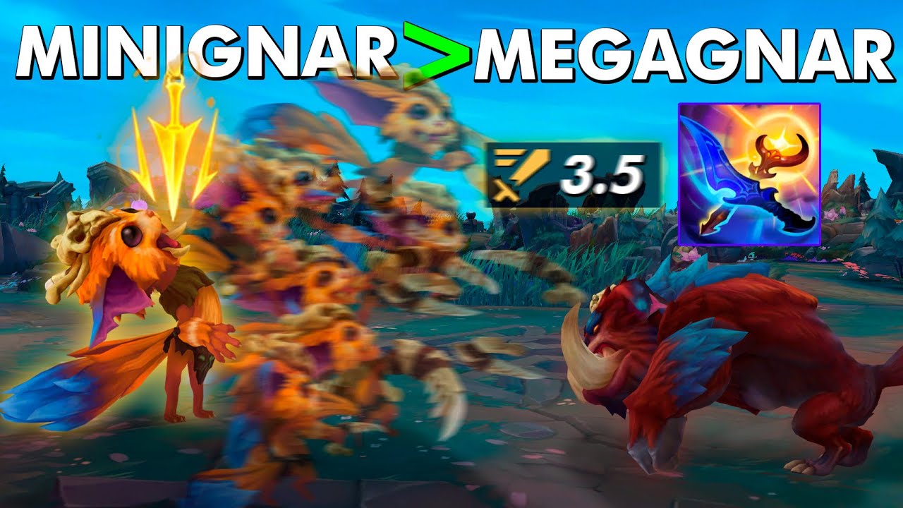 GNAR FULL ATAQUE SPEED É UM ERRO…