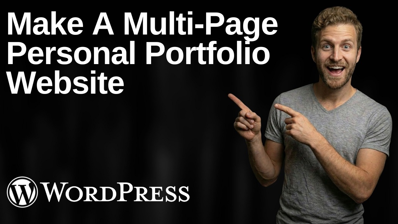 How To Make A Multi-Page Personal Portfolio Website WordPress Elementor (2026 Easy Guide)