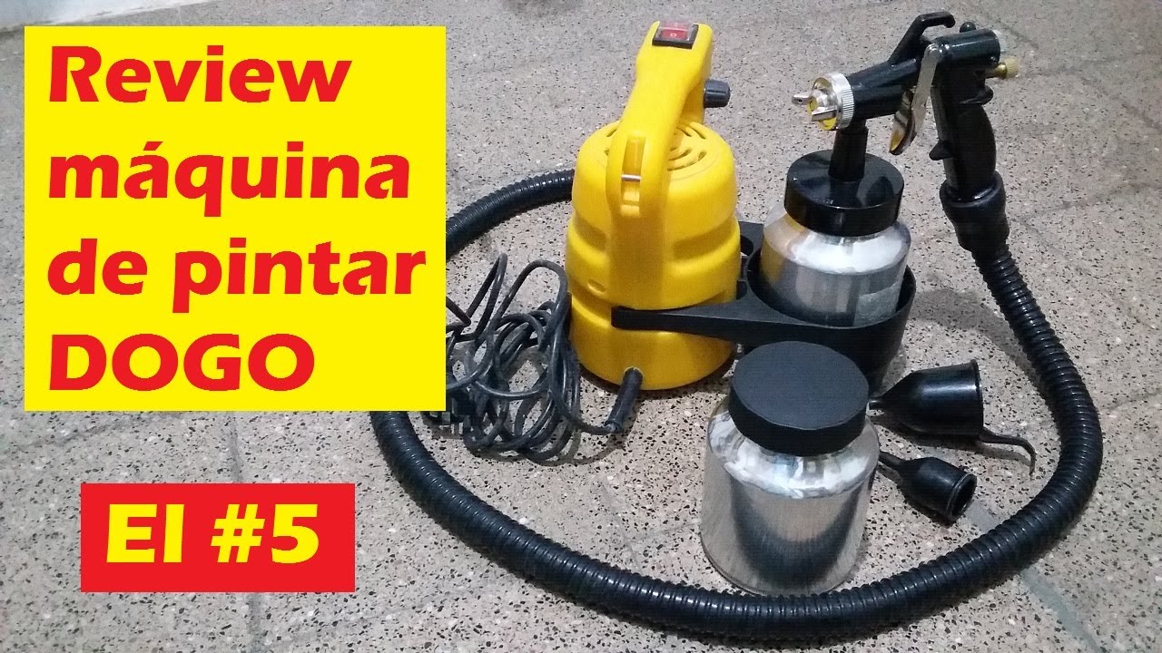Review máquina eléctrica de pintar portátil DOGO ES-1C | Electro #5