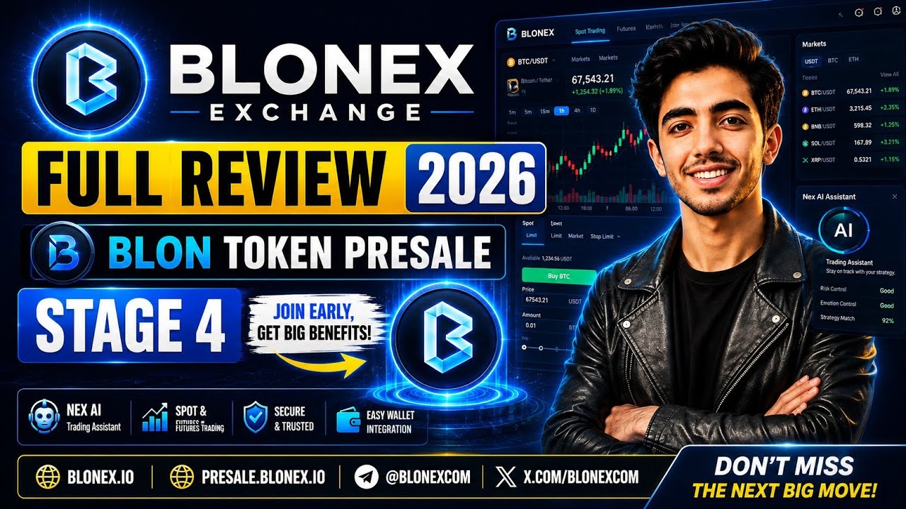 Blonex Exchange Review 2026 | BLON Token Presale Explained | Nex AI Trading Assistant  (DYOR)