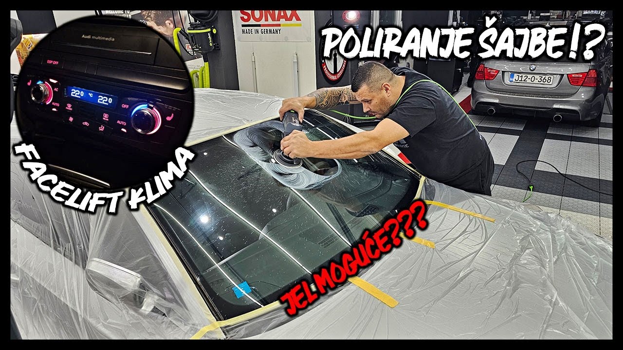 POLIRANJE ŠAJBE NA AUTU - ZAR I OVO MOŽE!? FACELIFT KLIME RADI ❄️