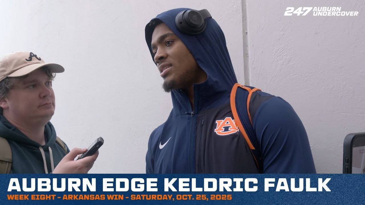 Auburn EDGE Keldric Faulk | Arkansas Win