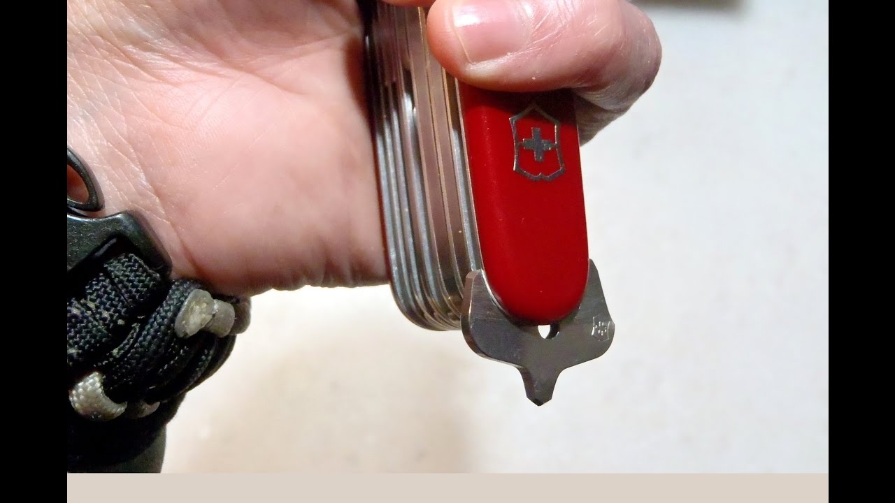 стеклобой в вашем швейцарском армейском ноже Victorinox