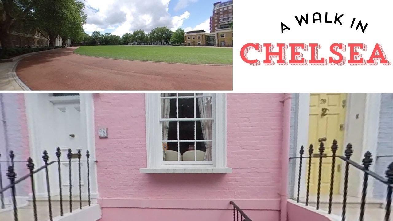 A quiet walk in posh Chelsea, London