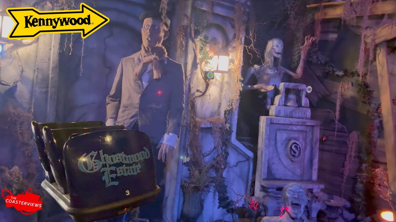 Ghostwood Estate - Kennywood Trackless Dark Ride [4K-60]