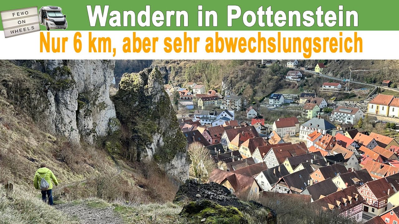 Fr&auml;nkische Schweiz - SCH&Ouml;NE einfache WANDERUNG mit top Aussichten