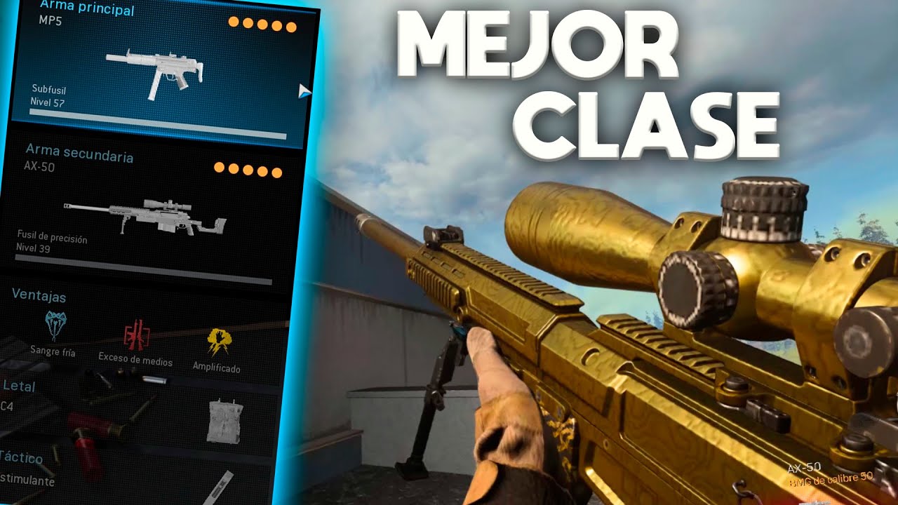 La MEJOR CLASE  para GANAR en WARZONE ❗❗ (SNIPER)  ✅ GAMEPLAY ESPAÑOL