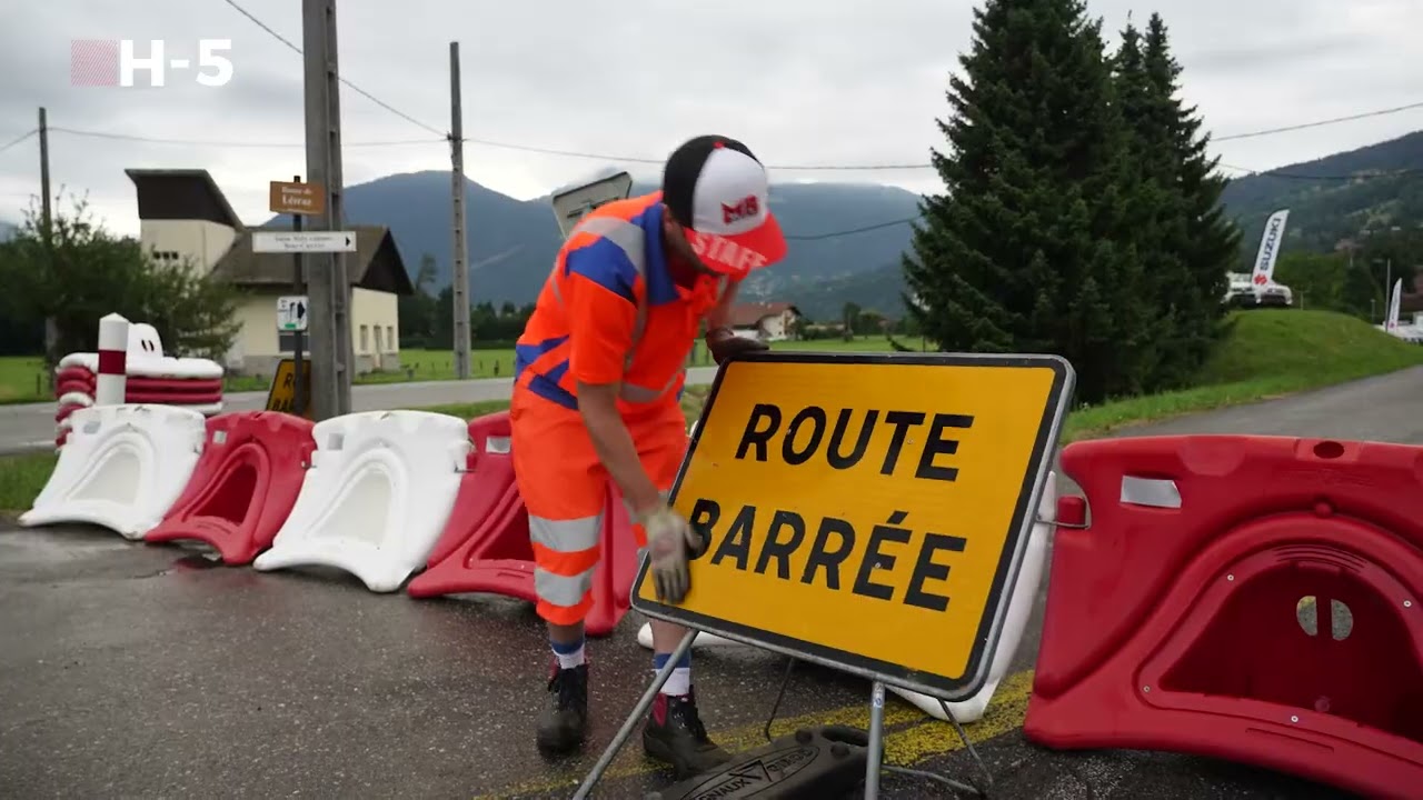 Les coulisses du Tour en Haute-Savoie