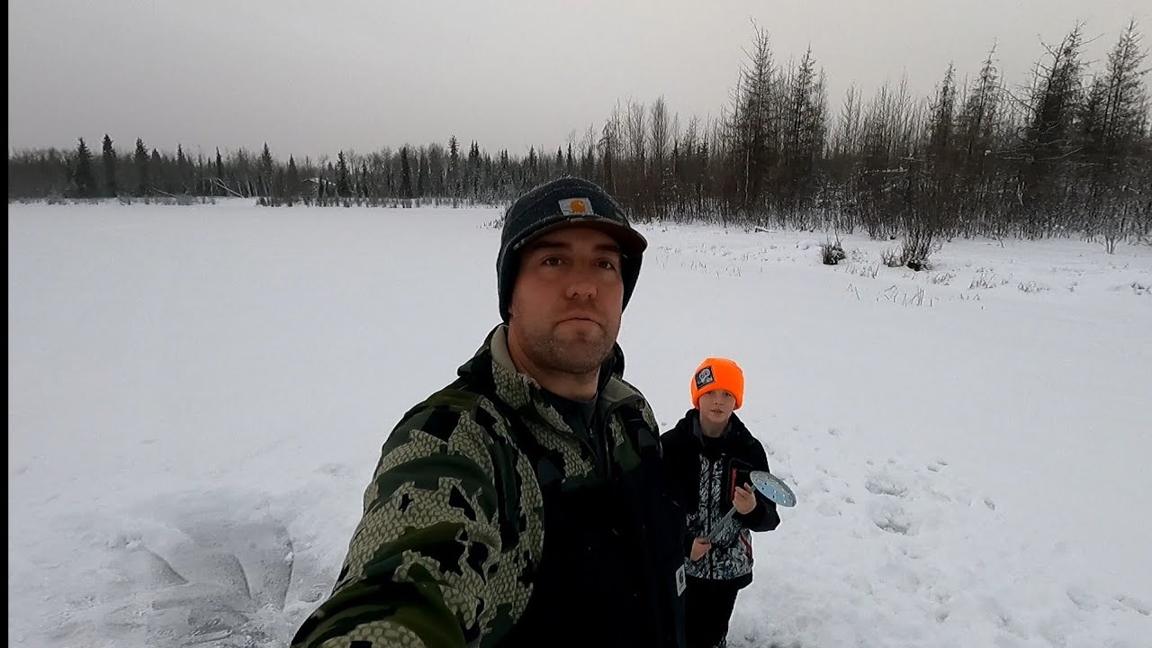 Icefishing in Alaska | Fairbanks | Rainbows, Arctic Char (under water footage!)