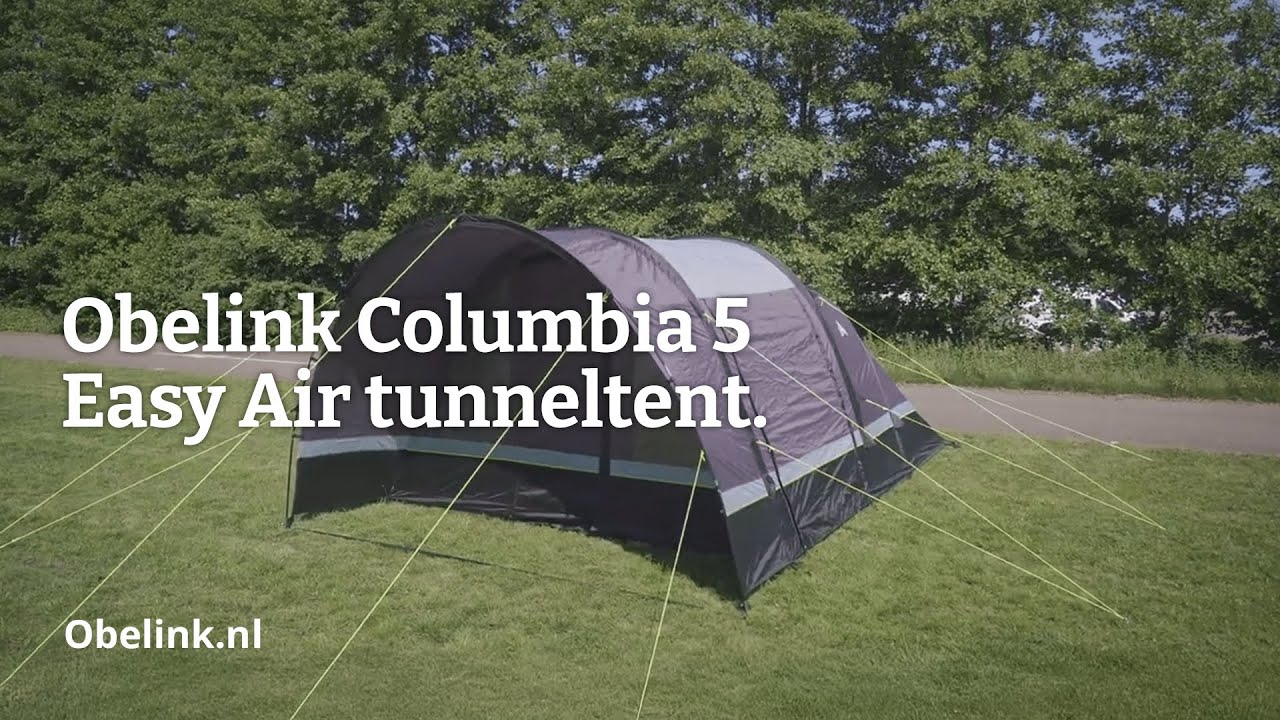 Obelink Columbia 5 Easy Air tunneltent | Productvideo | Obelink