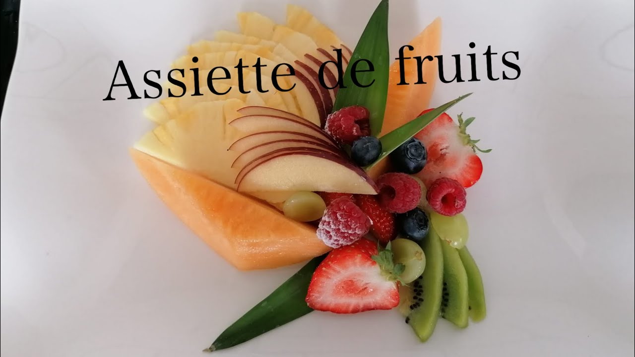 Assiette de fruits 🍉 デザート皿