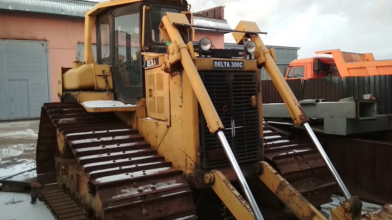 Видео обзор кабелеукладчик Caterpillar D6R  Delta DT-300C