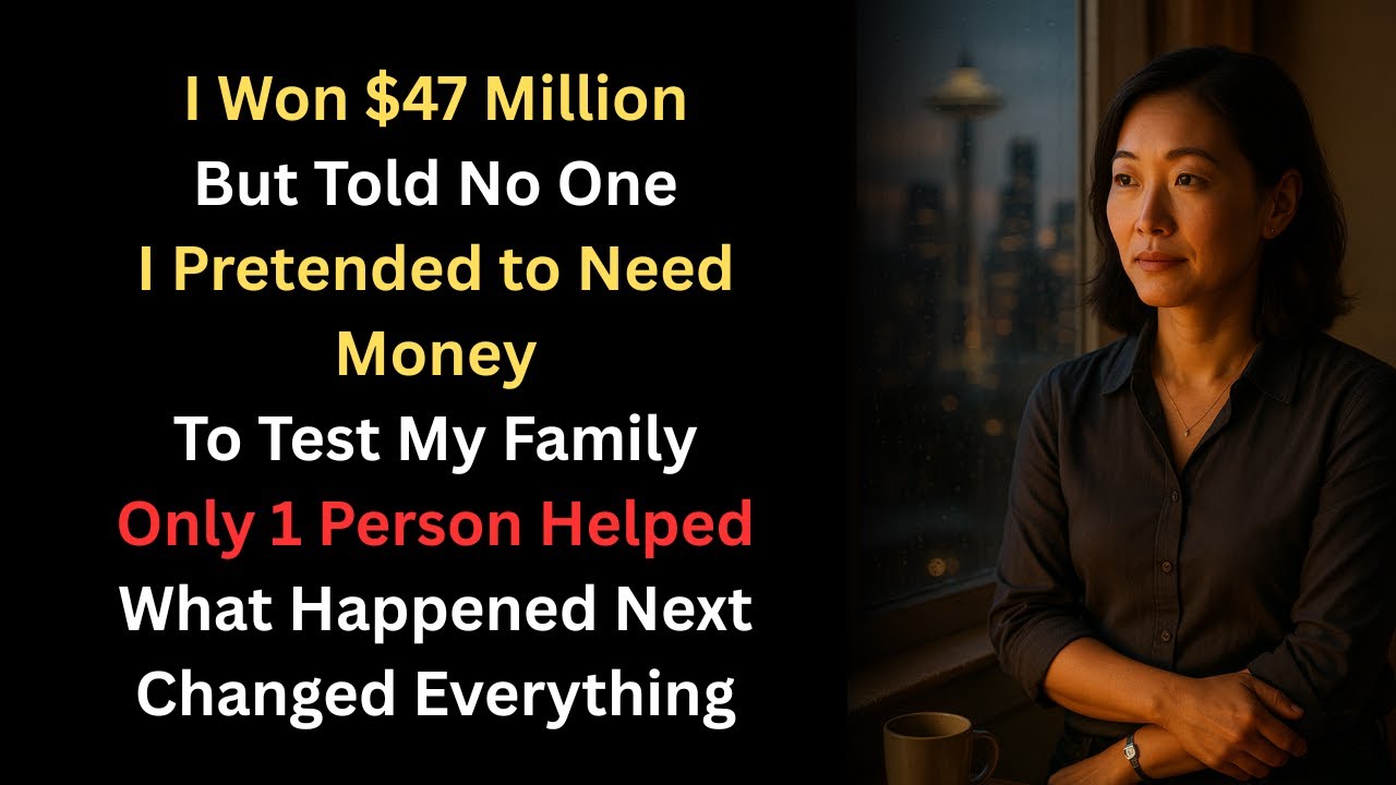 I Won $47 Million In The Lottery But Told No One - I Asked My Family For $5,000 To Test Them