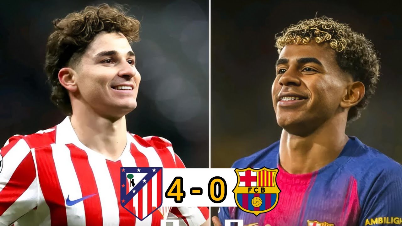 Atletico Madrid 4 - 0 Barcelone copa del Rey Today 