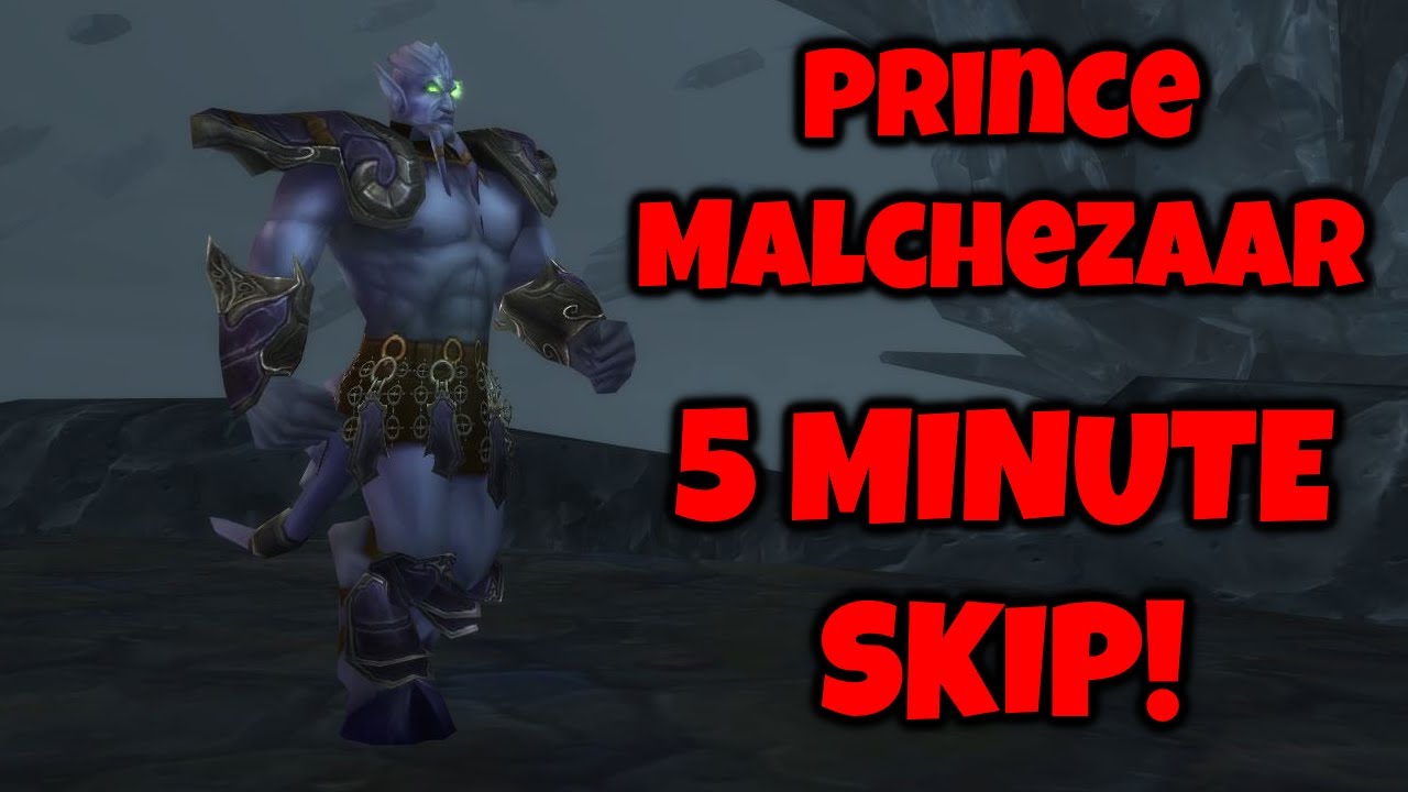 Prince Malchezaar 5 minute skip! (Karazhan) [Works in Cataclysm Classic]