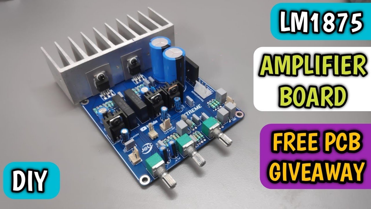 LM1875 Hi-Fi DIY Amplifier Board || FREE PCB GIVEAWAY || HINDI || INDIAN XTREME AUDIO