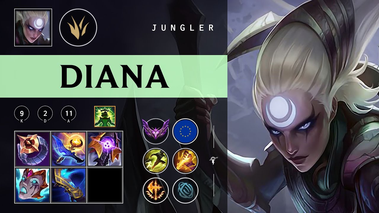 Diana Jungle vs Graves - EUW Master Patch 26.01