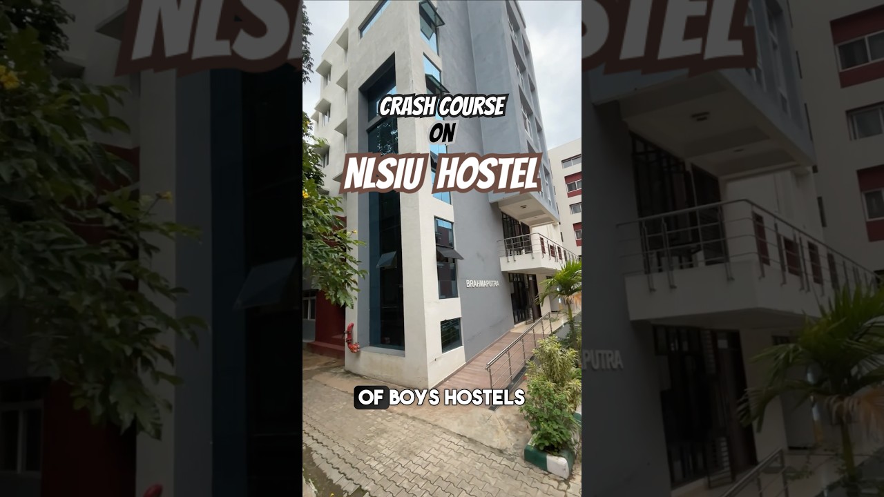 NLSIU Bangalore | Outer view Hostel Tour | Must Watch #clat #ailet #manifest #bangalore #lawstudent