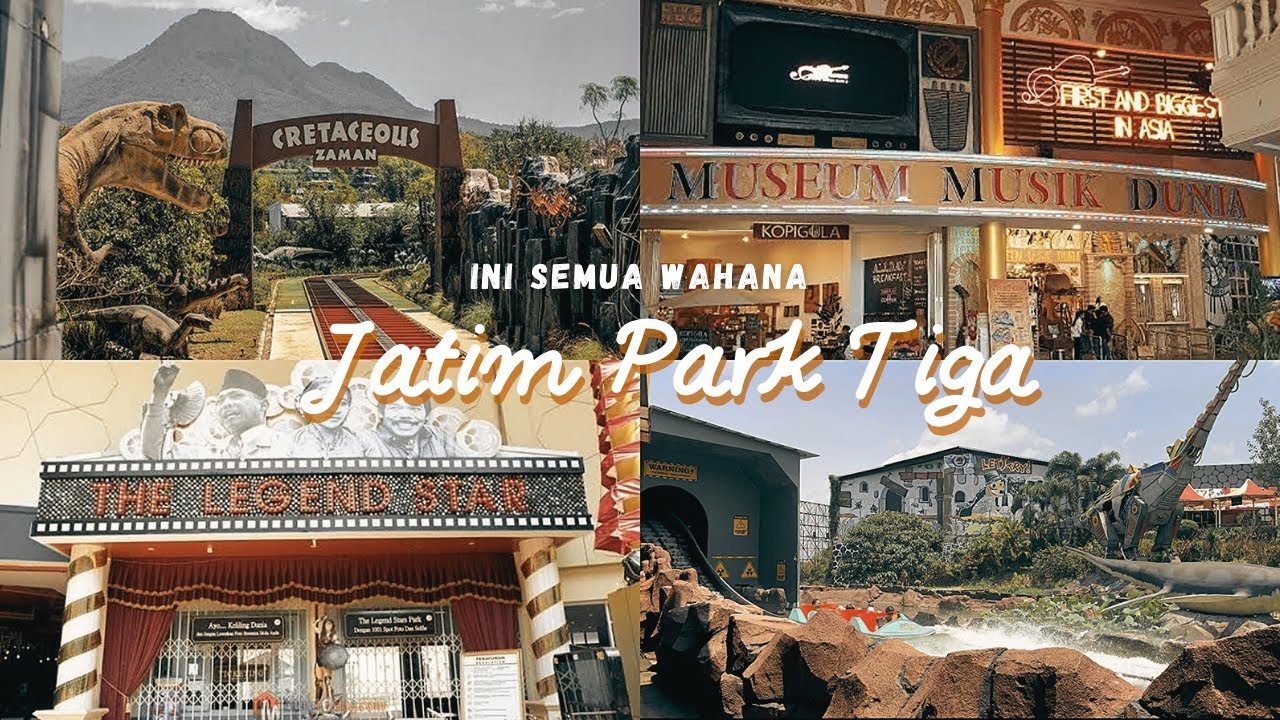 JANGAN SALAH BELI TIKET ‼️ ini semua wahana JATIM PARK TIGA 