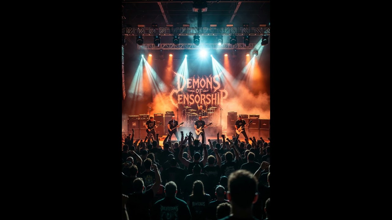 🎸DEMONS OF CENSORSHIP🎸Heavy metal song made with AI