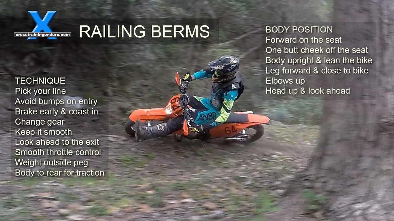 How to rail berms on a dirt bike!︱Cross Training Enduro
