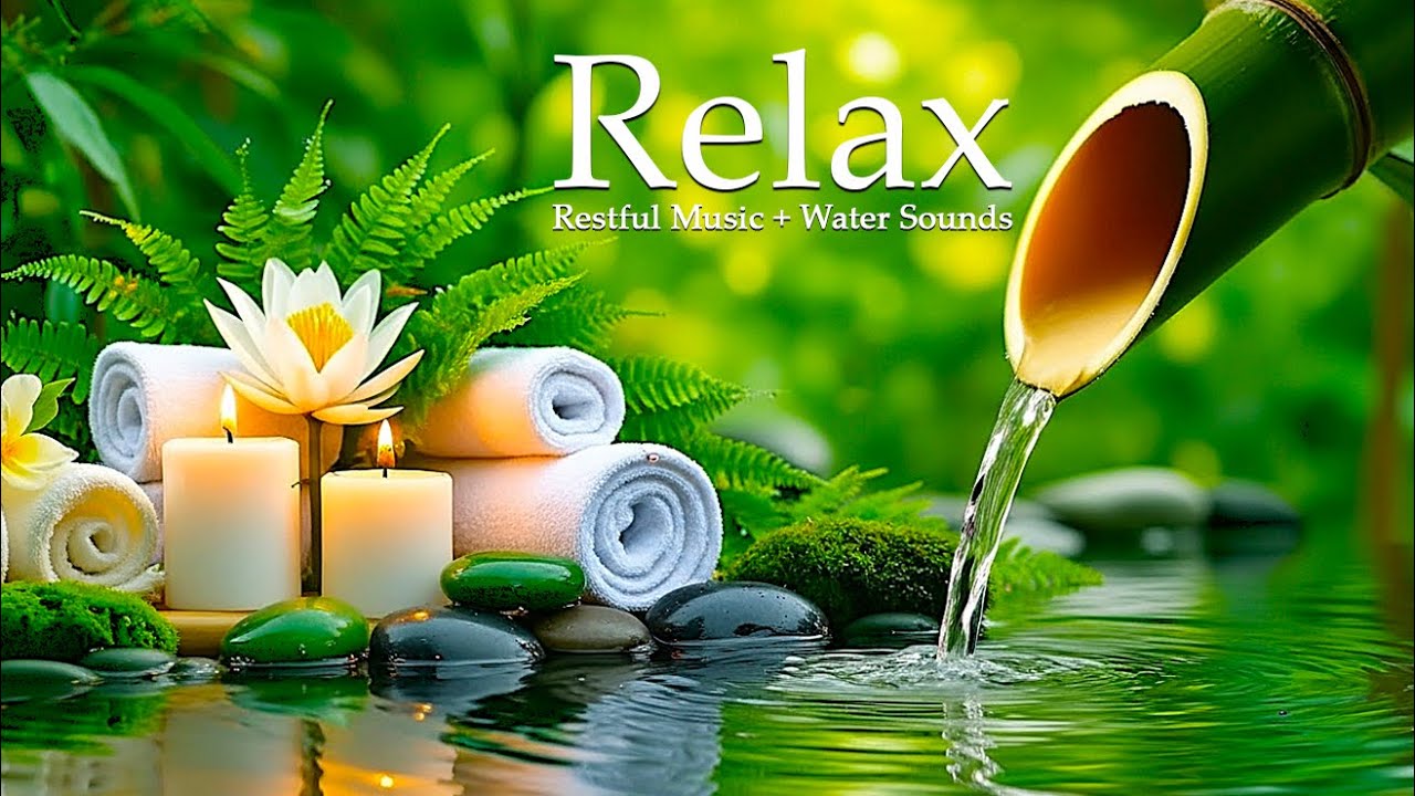 Peaceful Piano with Gentle Water Sounds 🌿 Relax, Heal, and Sleep Deeply