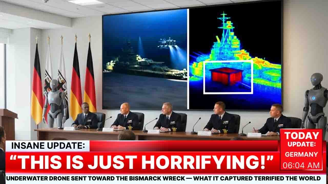 Underwater Drone Sent Toward the Bismarck Wreck — What It Captured Terrified the World