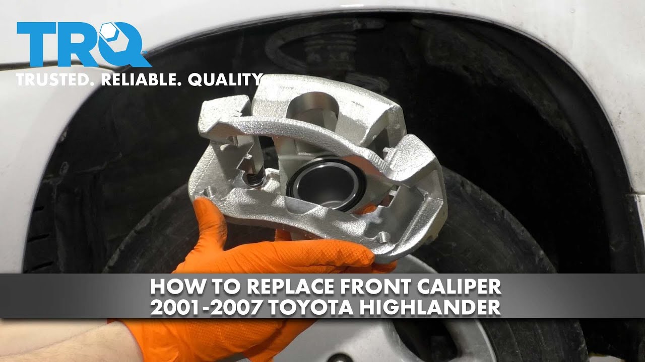 How to Replace Front Caliper 2001-2007 Toyota Highlander