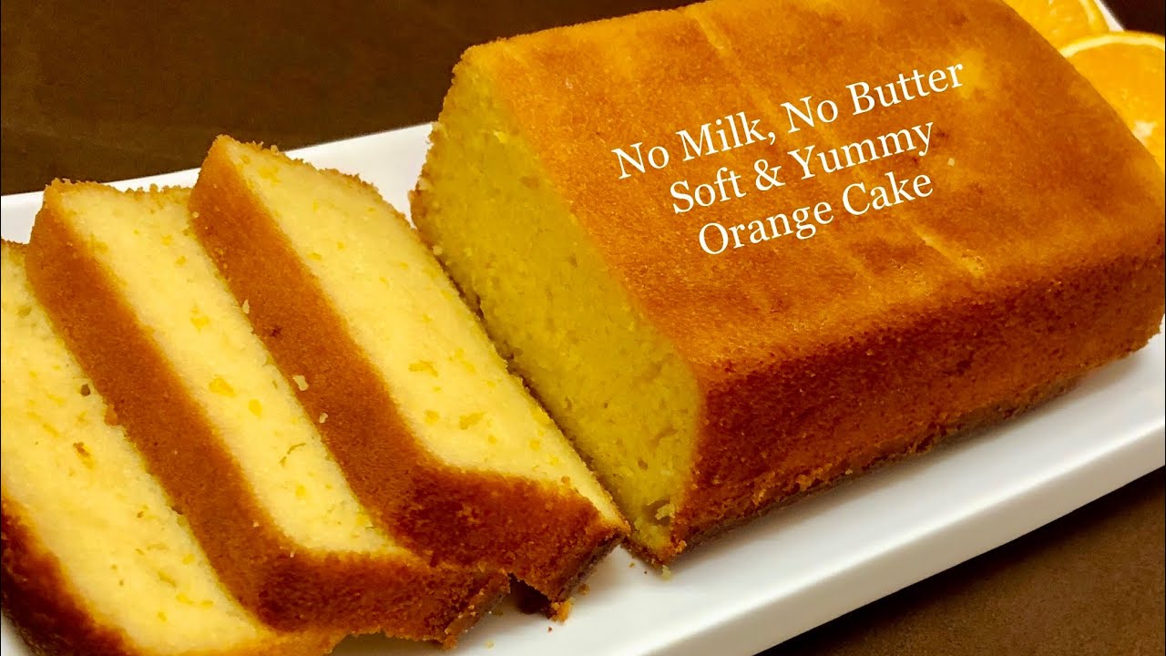 No Butter,No Milk Spongy Orange Pound Cake | Super Yummy Fruit Cake Recipe | Easy Tea Cake Recipe