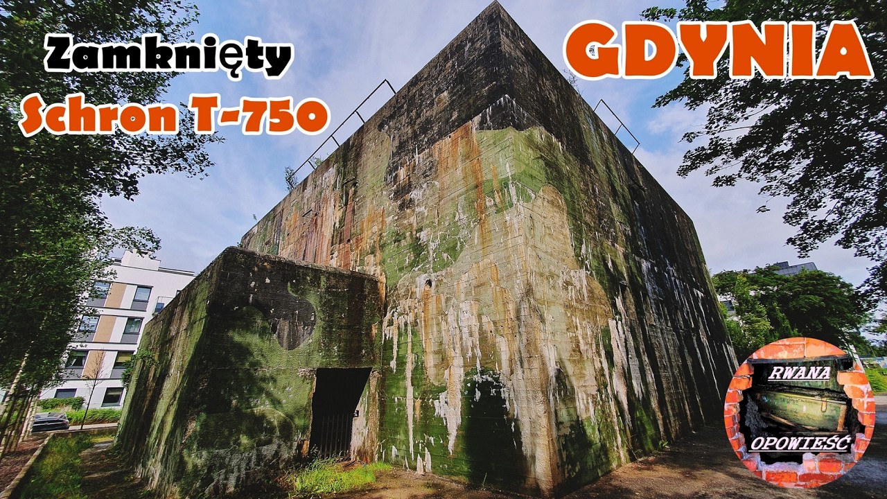Betonowy kolos w Gdyni - schron T-750 (nieudana eksploracja)