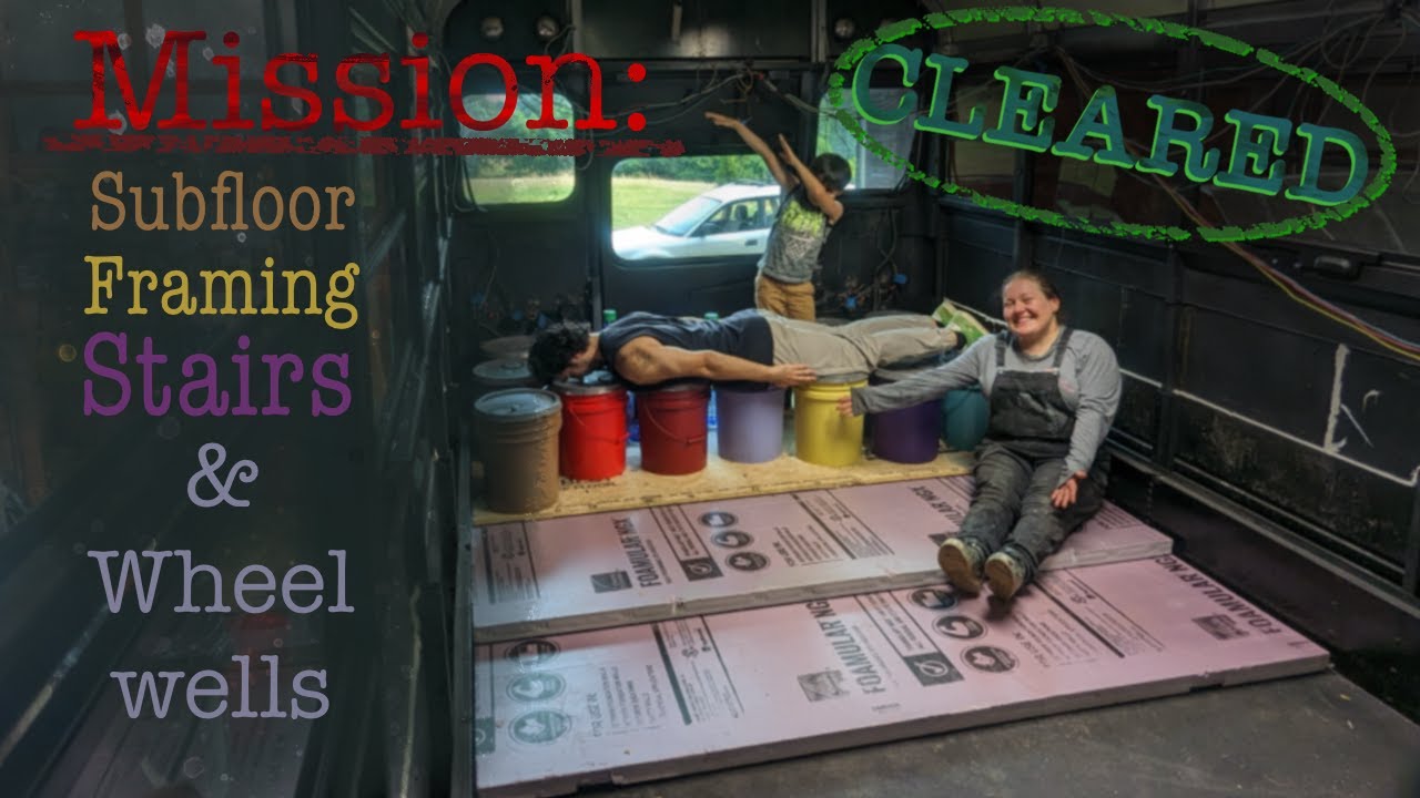 Skoolie Subfloor & Framing Installation | School Bus Conversion