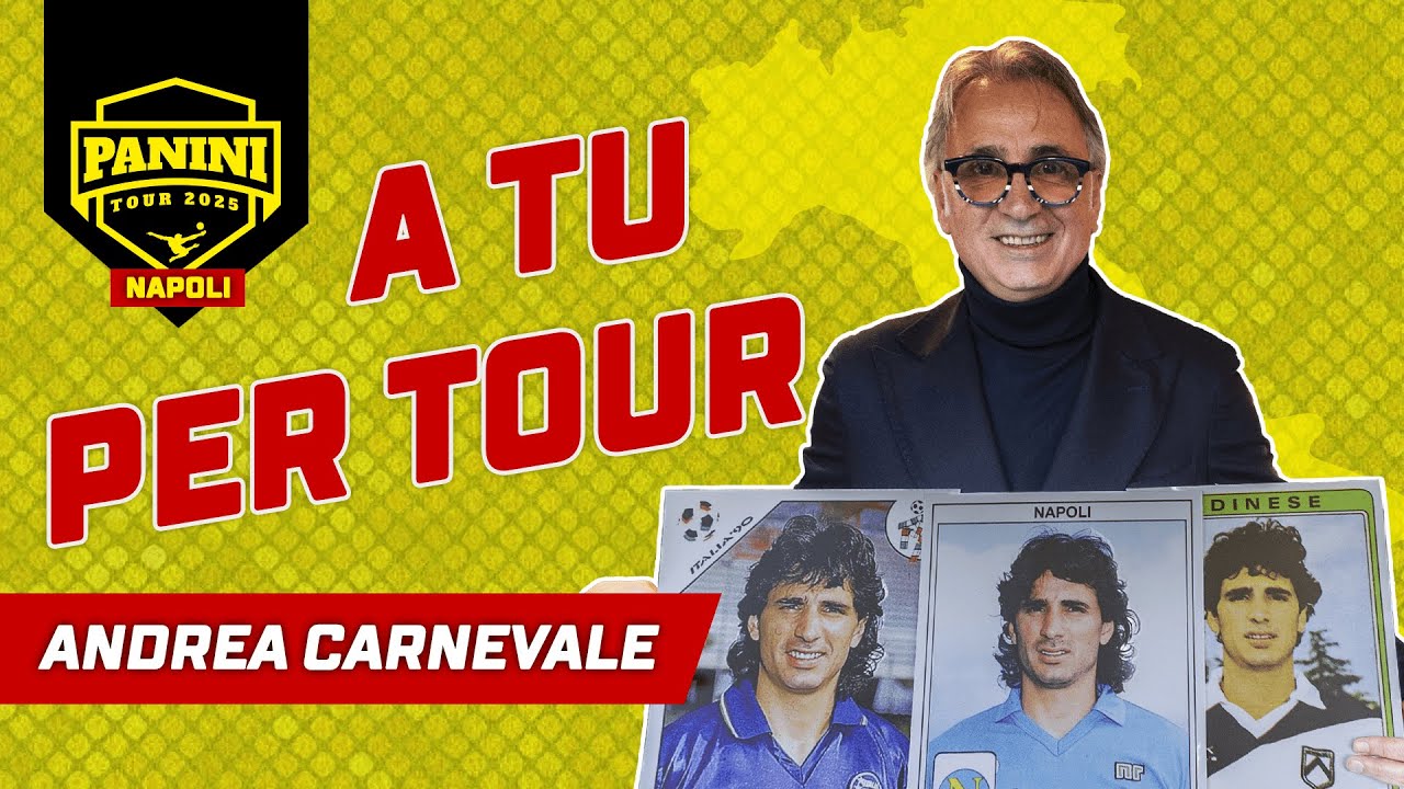 L'INFANZIA DIFFICILE, IL RISCATTO E L'AMICIZIA CON DIEGO con ANDREA CARNEVALE | PANINI TOUR 2025