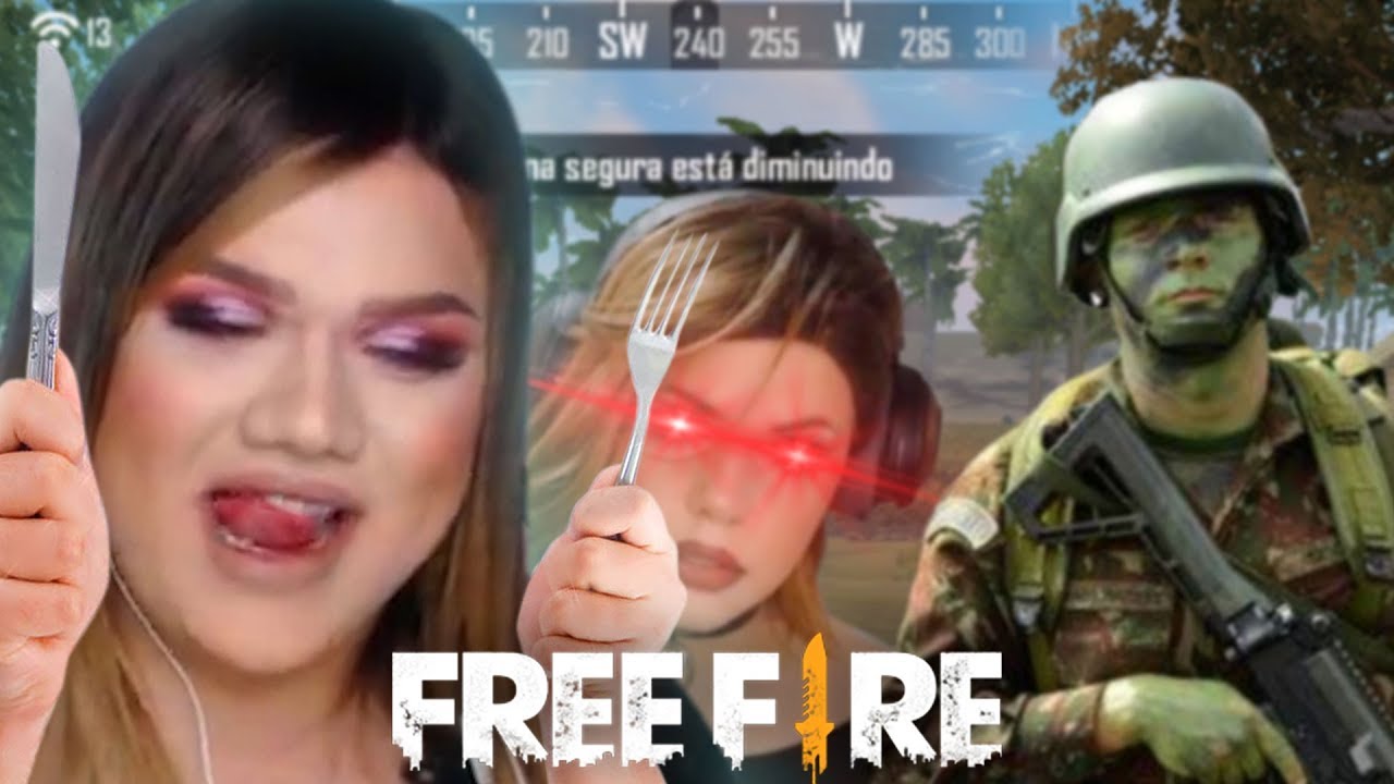 JANTANDO O MILITAR VIRGEM! | Free Fire - Rebeca Trans