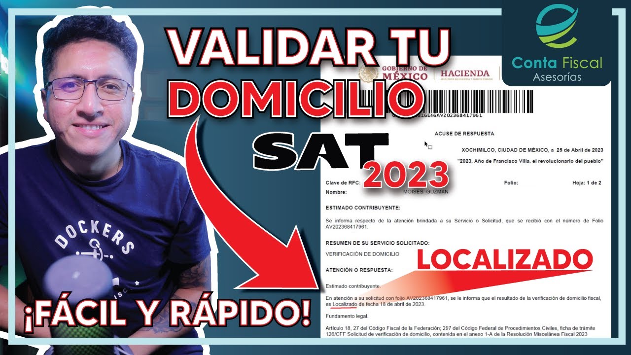►|🔥VERIFICACIÓN DE DOMICILO FISCAL SAT 2023 🔥