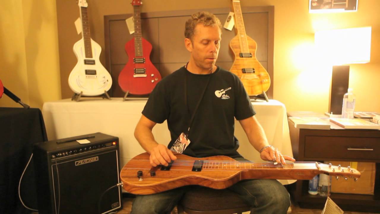 Asher Guitars and Lap Steels, Electro Hawaiian Model I Demo by Bill Asher at the 2012 LA Amp Show