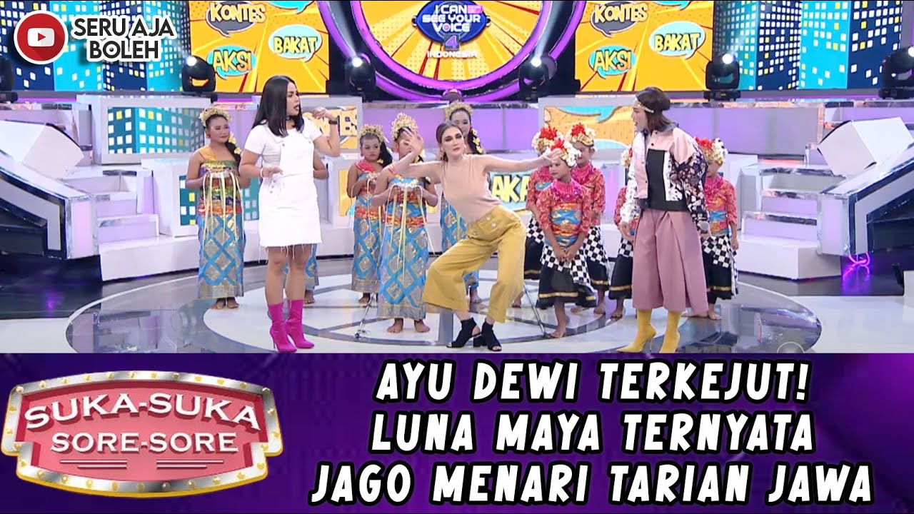 AYU DEWI TERKEJUT! LUNA MAYA TERNYATA JAGO MENARI TARIAN JAWA - SUKA-SUKA SORE-SORE