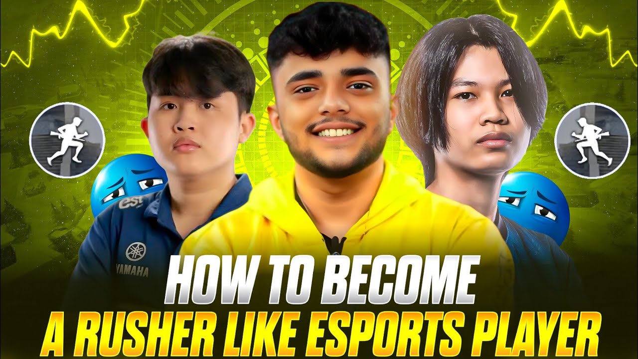 HOW TO BECOME A RUSHER LIKE BRU WASSANA 😱💀 SECRET STRATEGIES OF ESPORTS PLAYERS🤯 RUSHER TIPS & TRICK